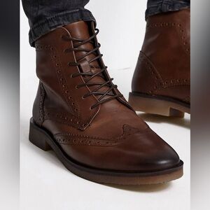 Brogue Leather Boots